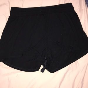 black comfy shorts